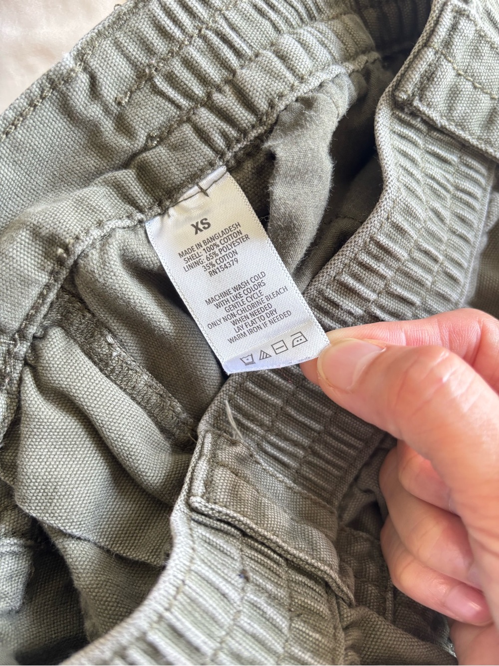 Aeropostale Women’s Utility Cargo Olive Green Cargo Pants XS - Picture 5 of 5